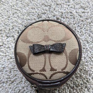 Coach Jewelry holder -circular